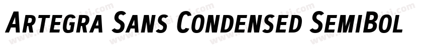 Artegra Sans Condensed SemiBold字体转换